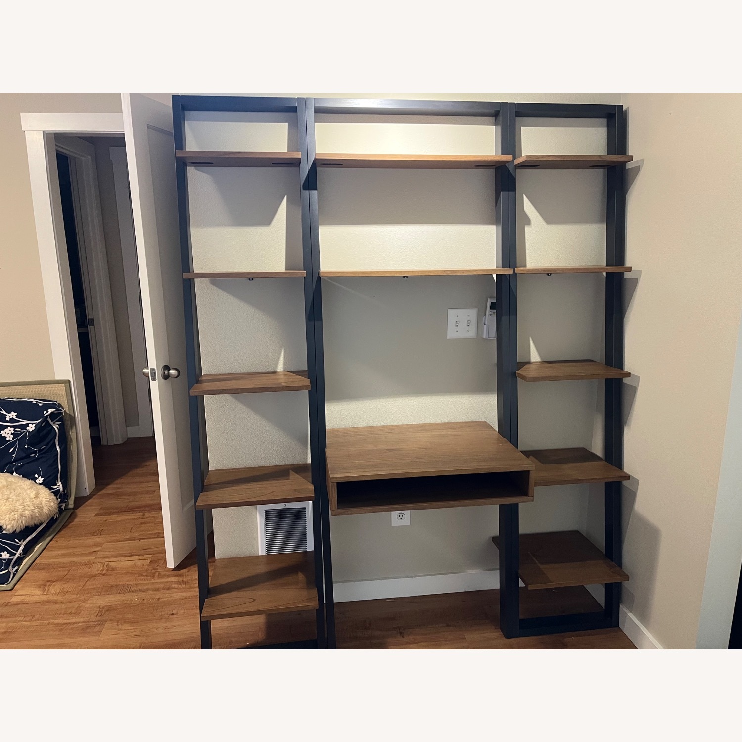 West Elm Black Bookcase - image-1