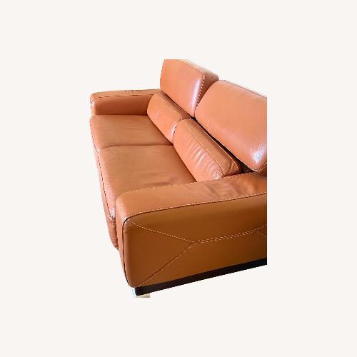 Used Orange Loveseat for sale on AptDeco
