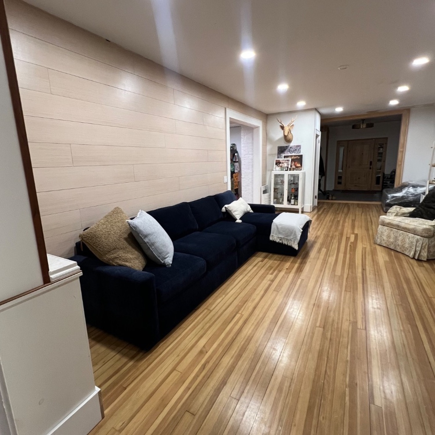 Bloomingdales Modular Navy 4 Piece Sectional - image-2