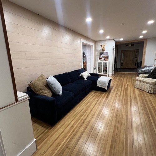 Used Bloomingdales Modular Navy 4 Piece Sectional for sale on AptDeco