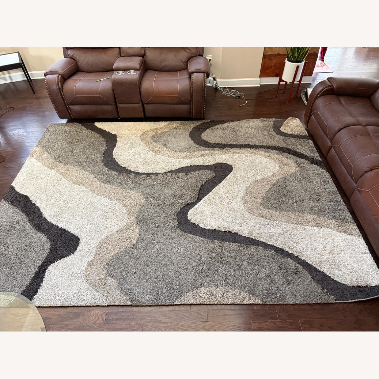 Rooms To Go Tetsu Light Brown Area Rug 7' x 10' - image-3