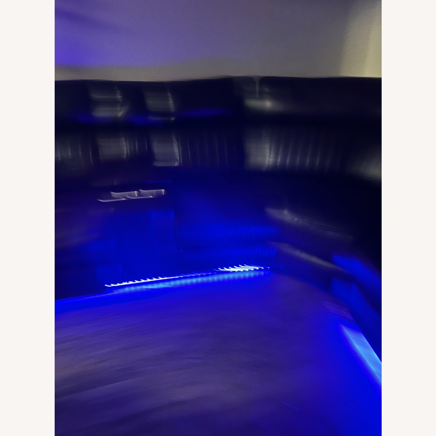 Black Leather 3+ Piece Sectional - image-5