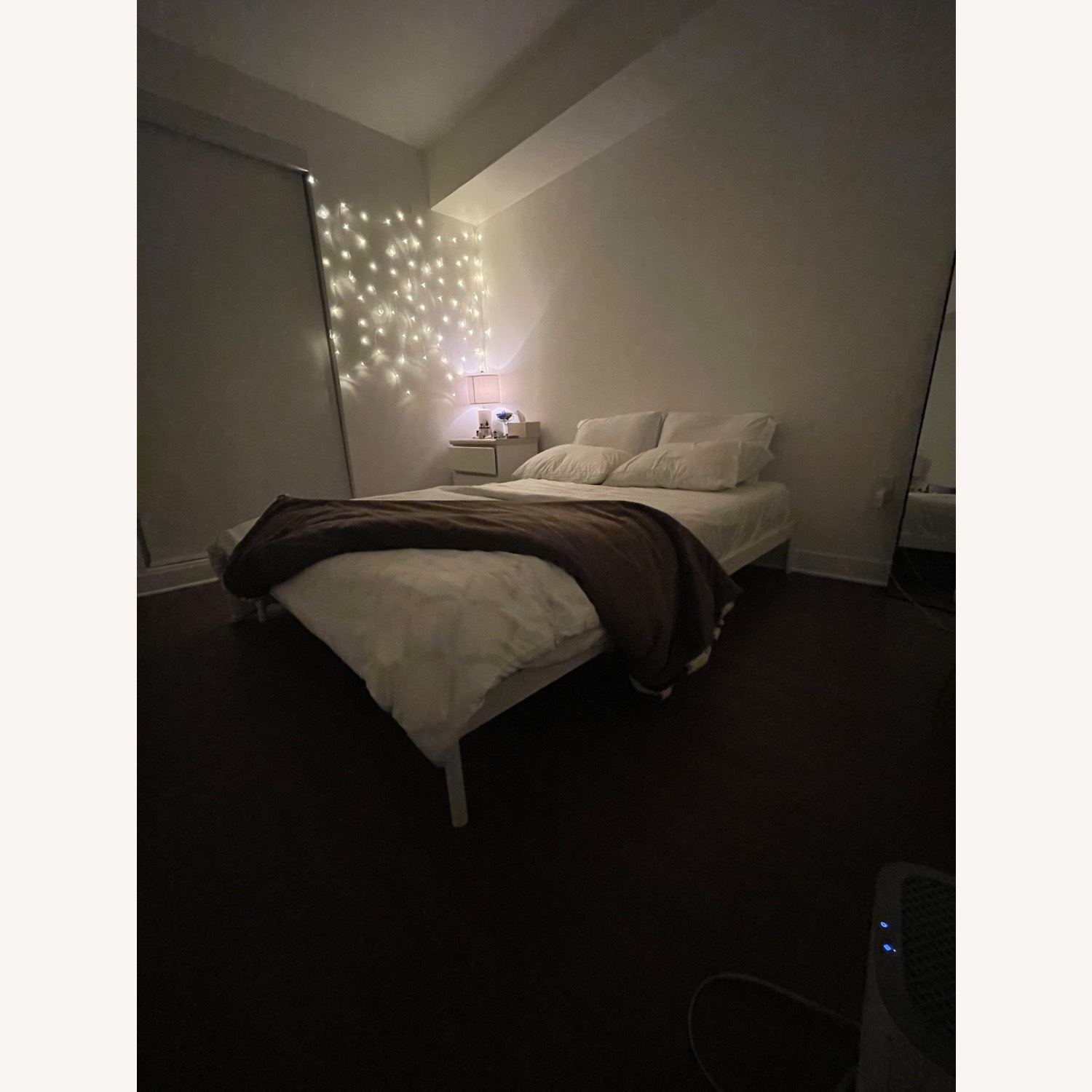 IKEA VEVELSTAD, Bed Frame, White, Queen - image-2