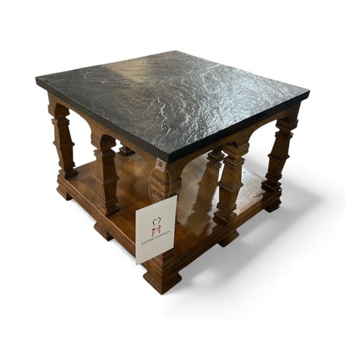 Used Drexel Heritage Vintage MCM Stone Top Side Table for sale on AptDeco