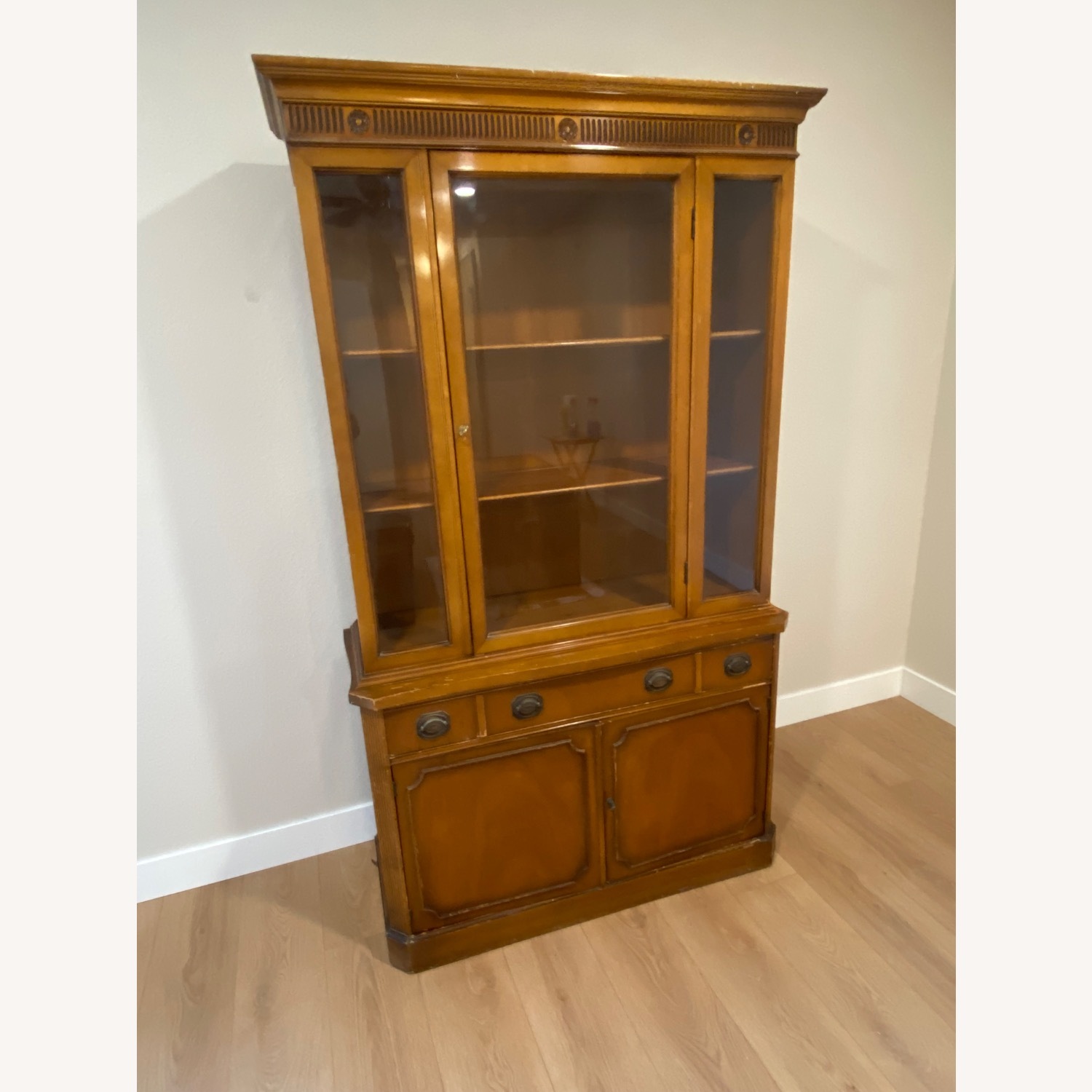 Vintage/Antique Finds Wood Armoire - image-1