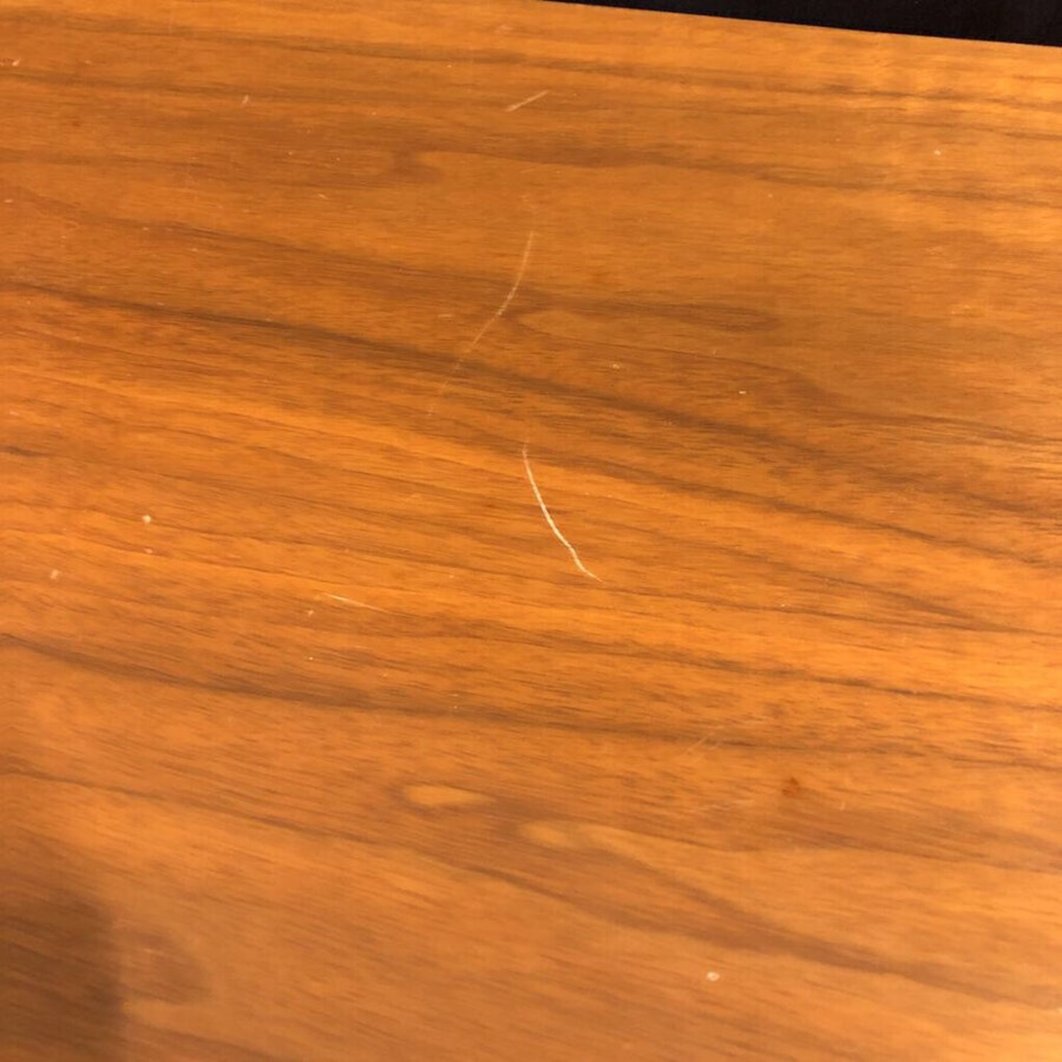 Vintage Danish Teak Lockable W File Drawers Desk - image-14