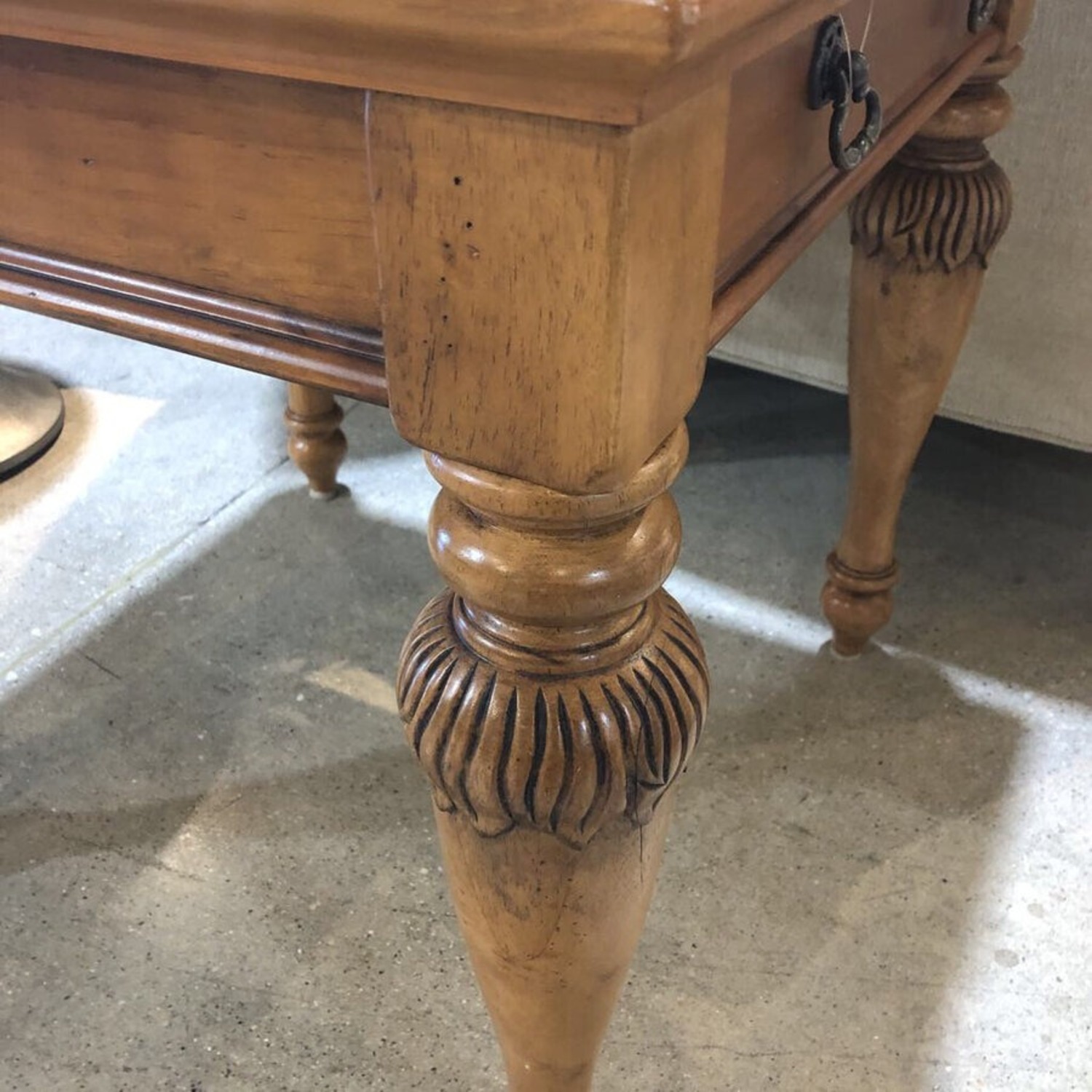 American Signature Warm Pine 1-Drawer Side Table - image-4