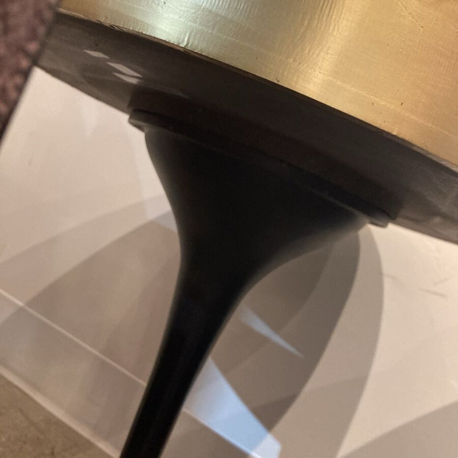 Daryl Gold Top Tulip Pedestal Side Table - image-8