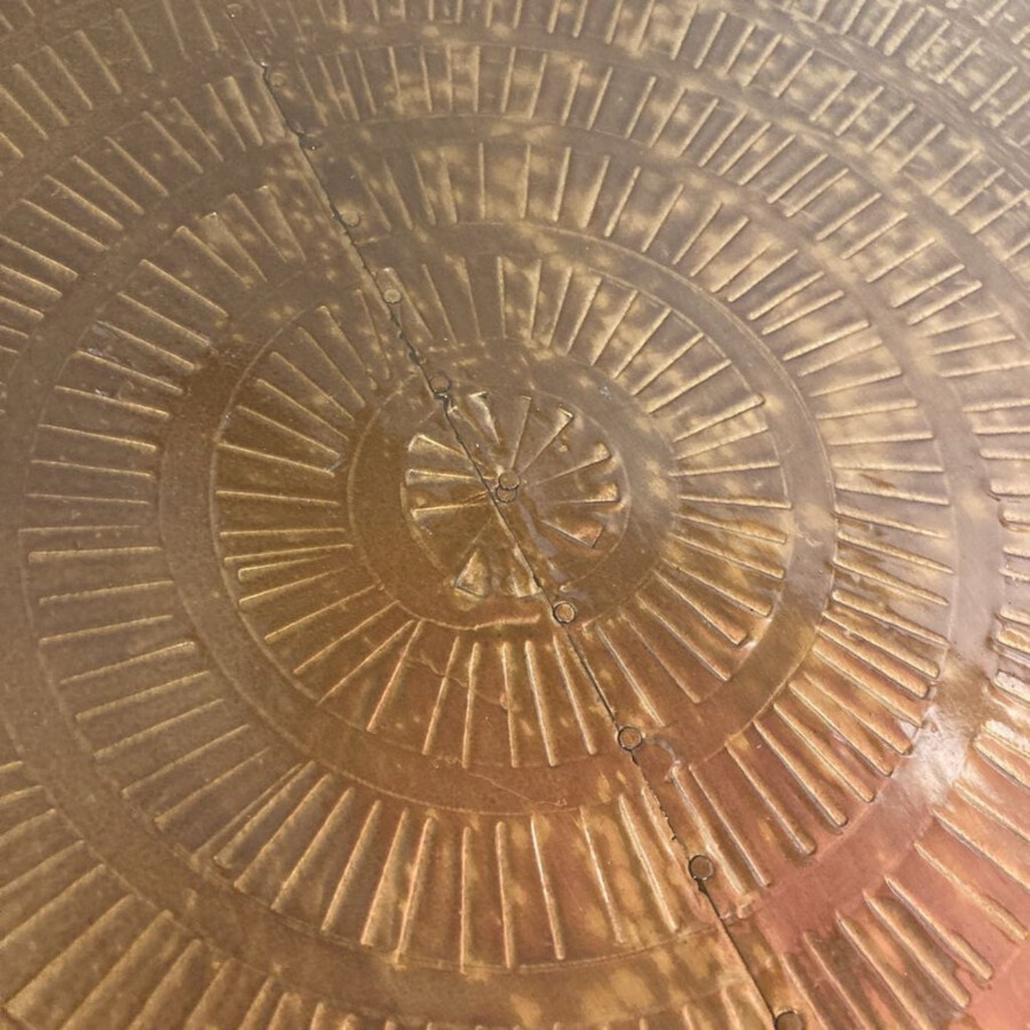 Daryl Gold Top Tulip Pedestal Side Table - image-6