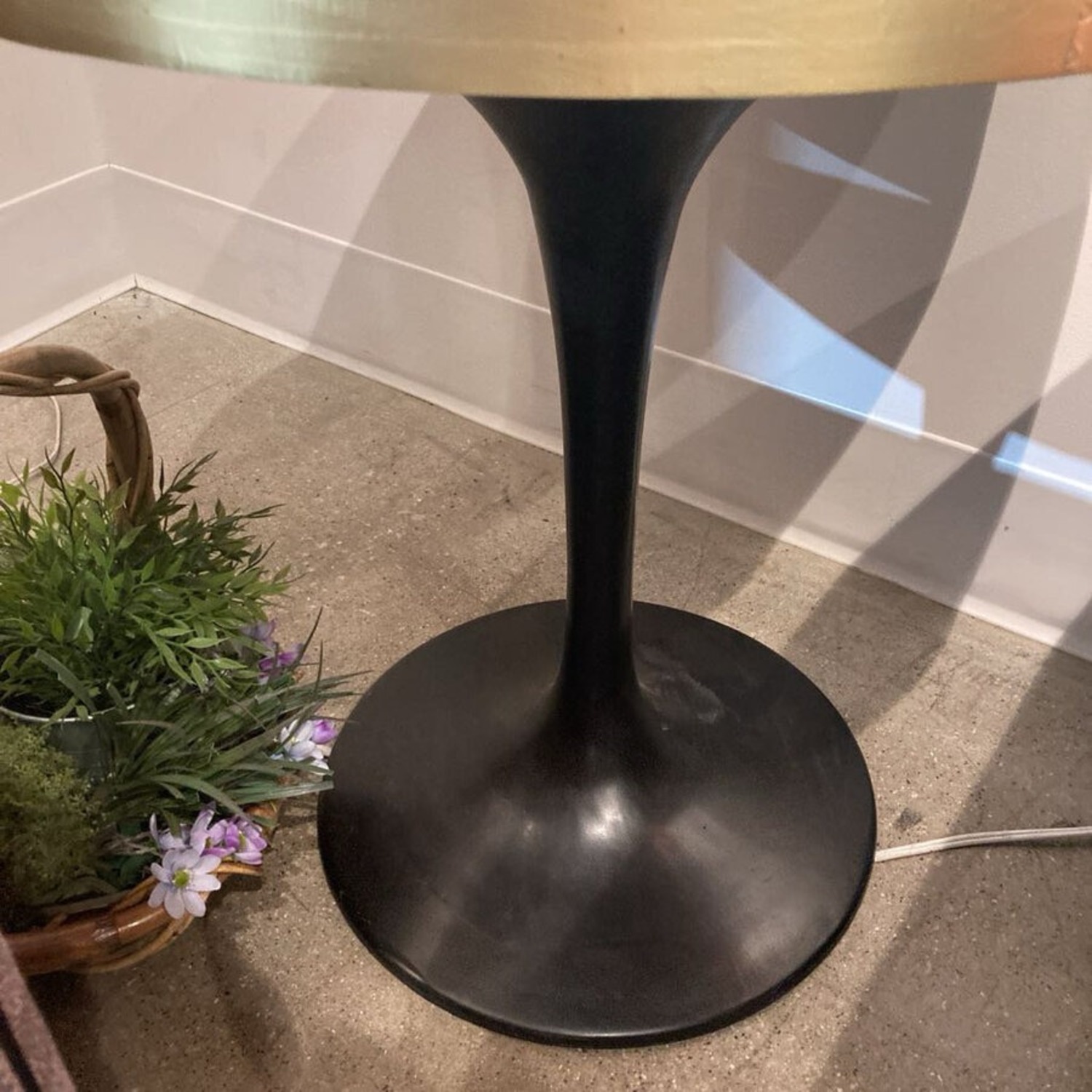 Daryl Gold Top Tulip Pedestal Side Table - image-4