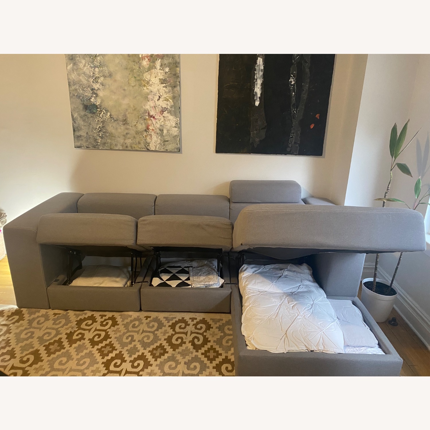 IKEA JÄTTEBO Modular Sofa – Tonerud Gray - image-3