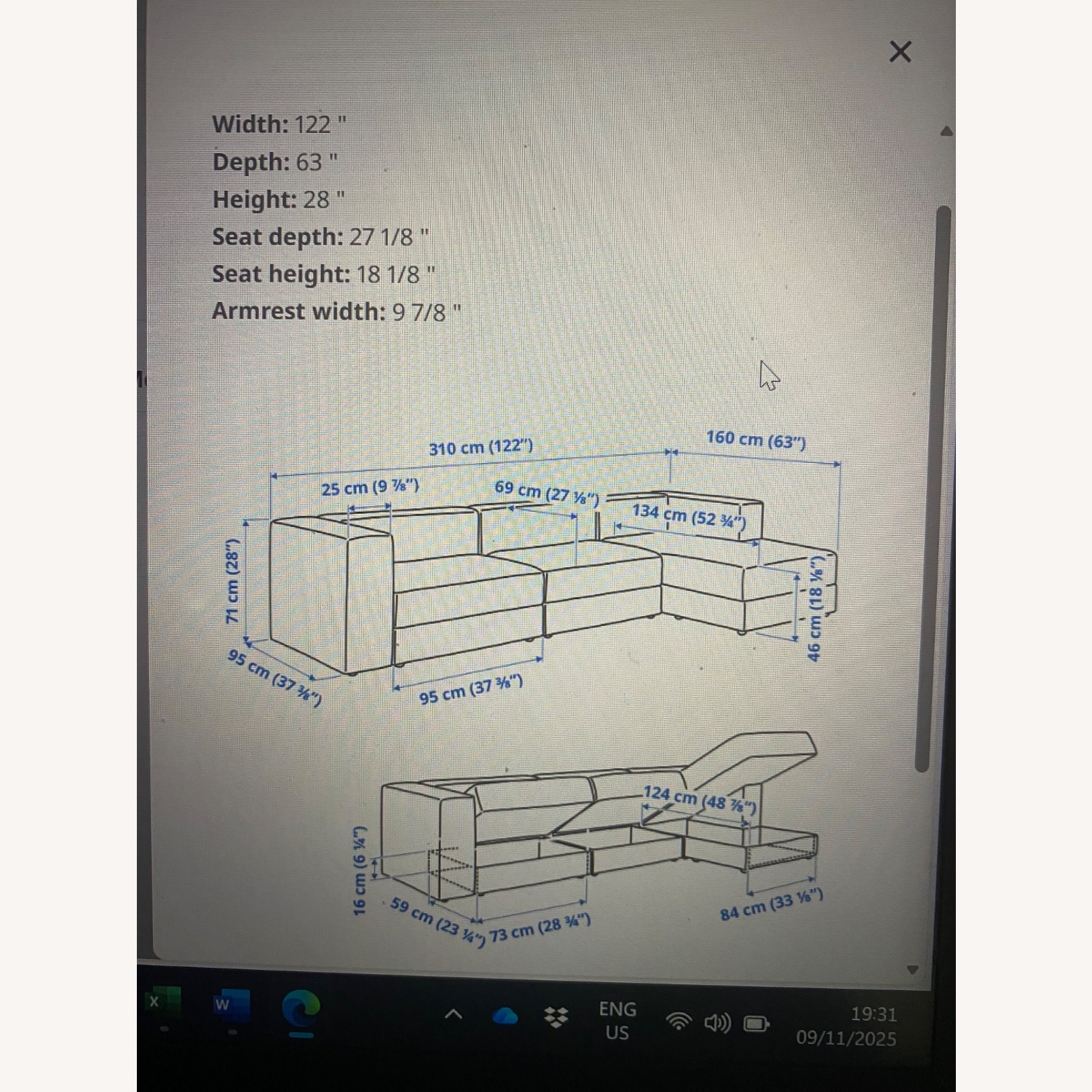IKEA JÄTTEBO Modular Sofa – Tonerud Gray - image-5