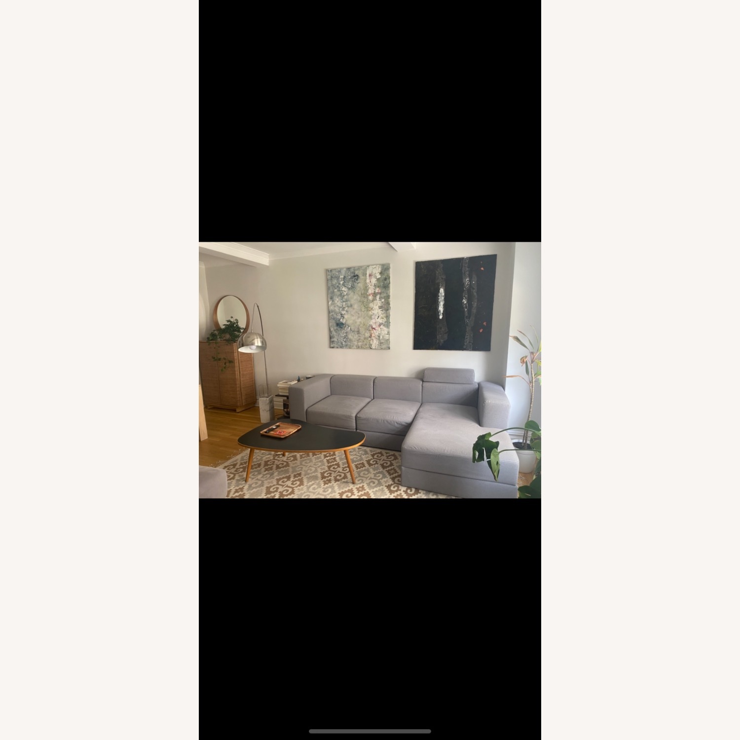 IKEA JÄTTEBO Modular Sofa – Tonerud Gray - image-1