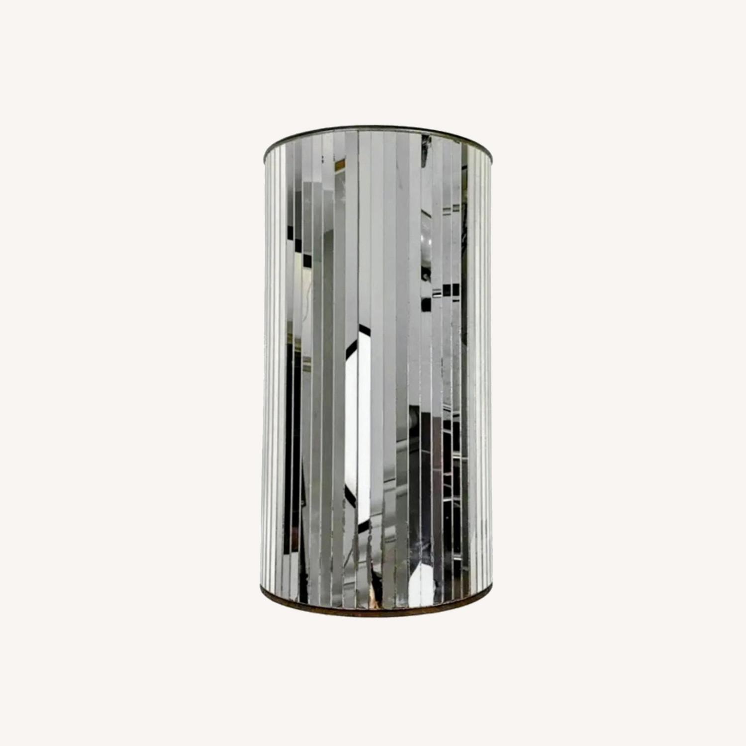 Mirrored Glass Side Table - image-0