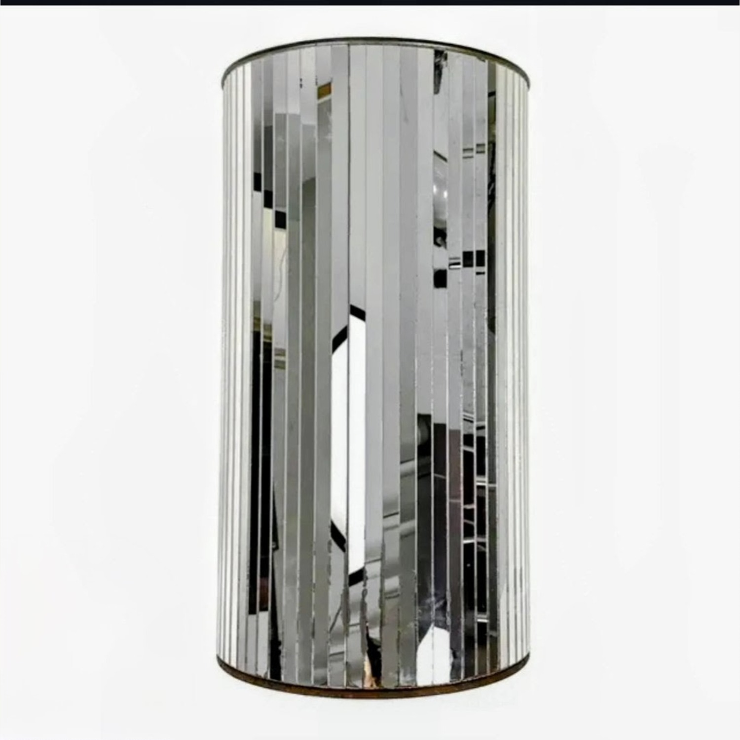 Mirrored Glass Side Table - image-1
