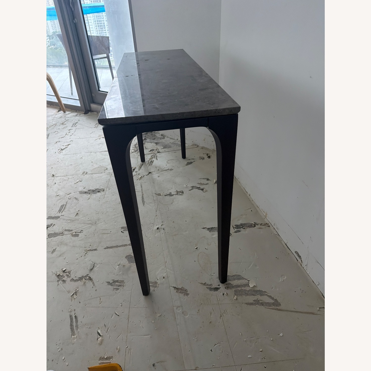 Lazzoni Pietra Showcase Dark Brown Wood Side Table - image-2