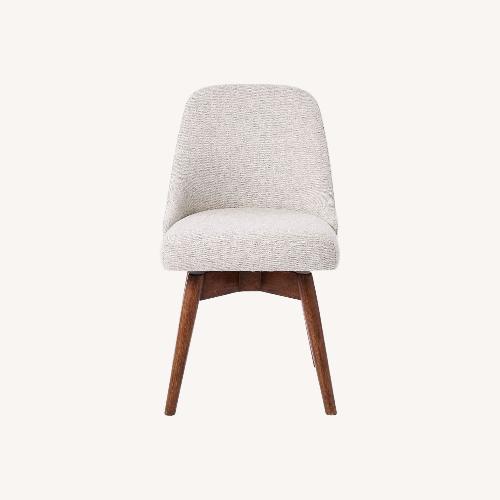 Used West Elm Light Gray Fabric Office Chair for sale on AptDeco