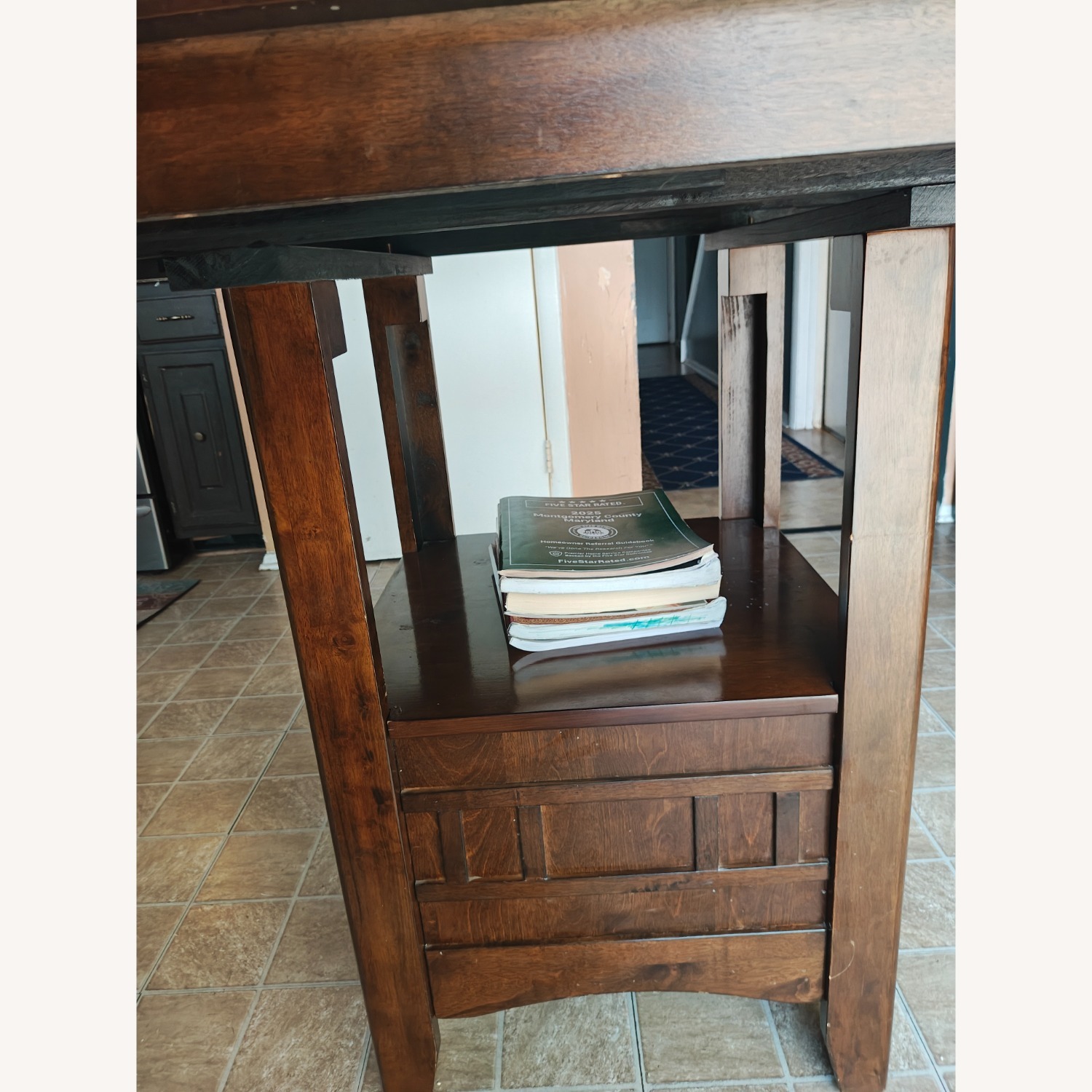 Expandable Table With Under Cabinet  - image-5