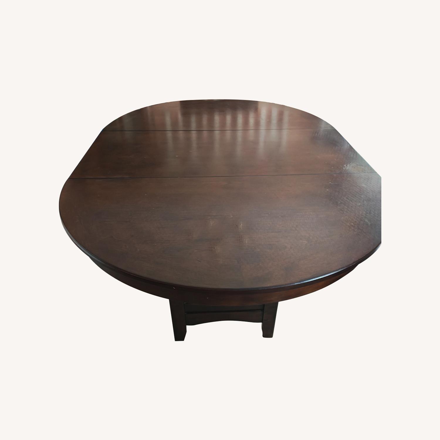 Expandable Table With Under Cabinet  - image-0