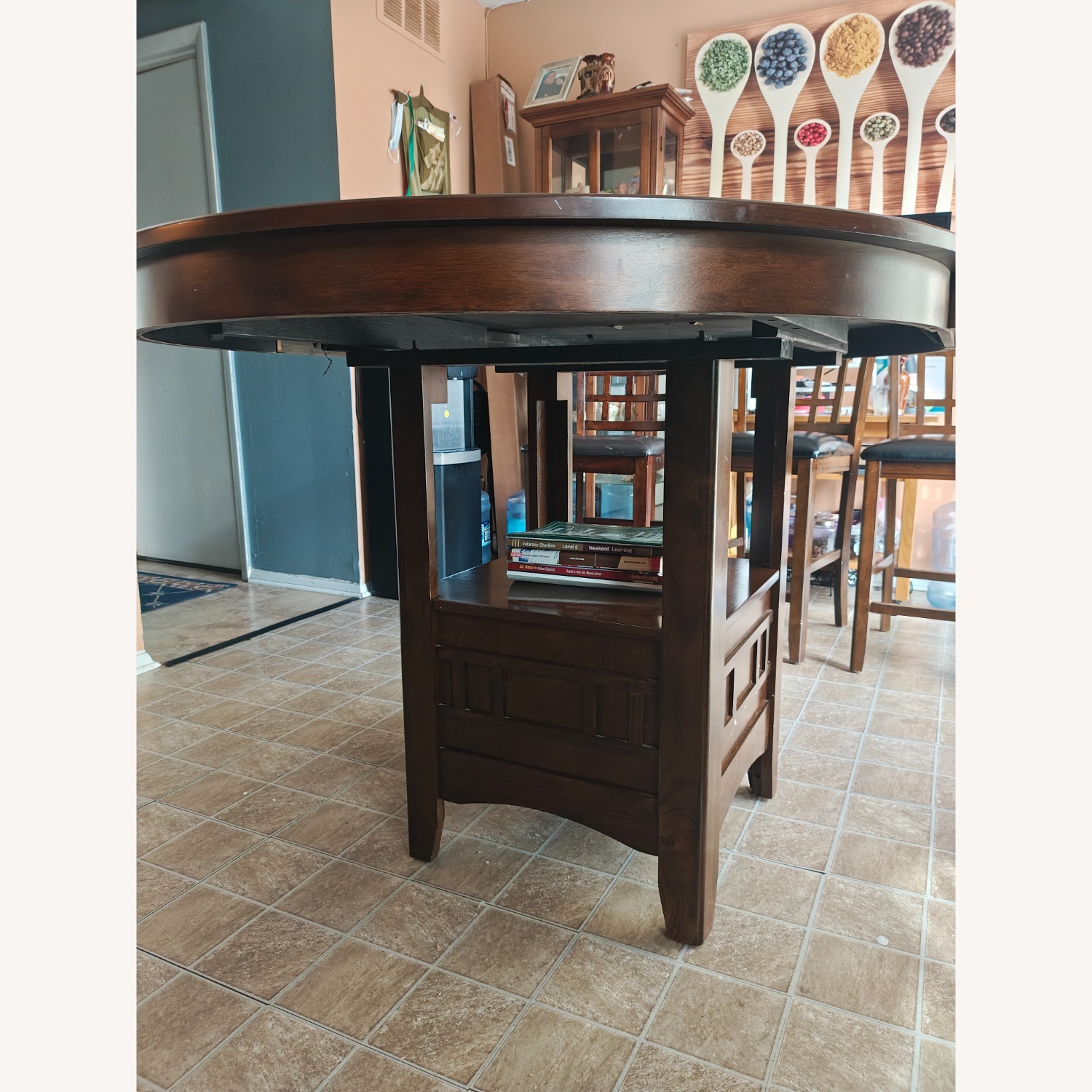 Expandable Table With Under Cabinet  - image-3