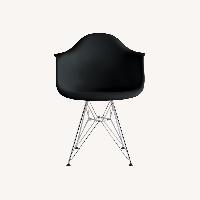 Herman Miller Eames Black Fabric Armchair