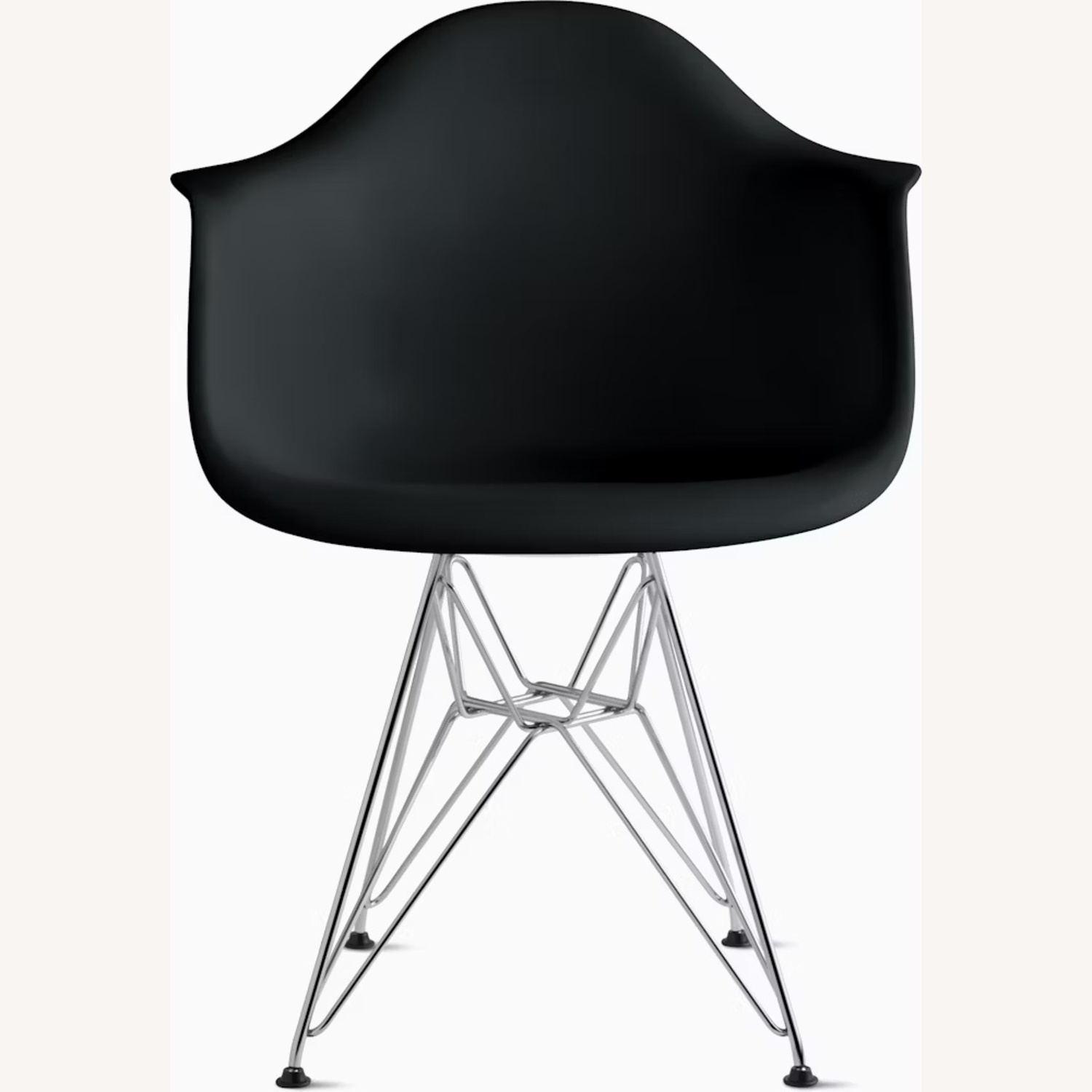 Herman Miller Eames Black Fabric Armchair - image-4
