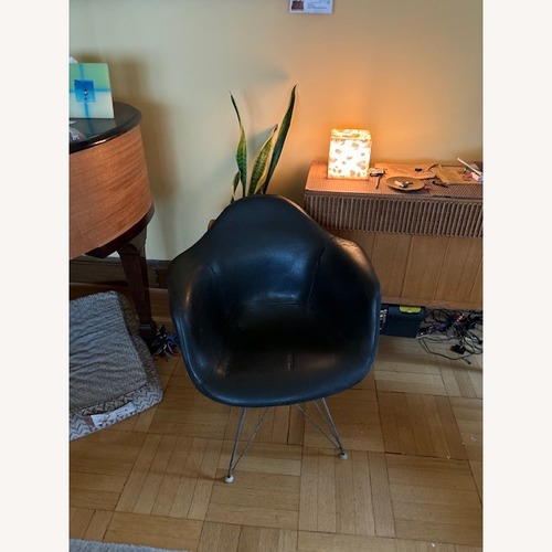 Used Herman Miller Eames Black Fabric Armchair for sale on AptDeco