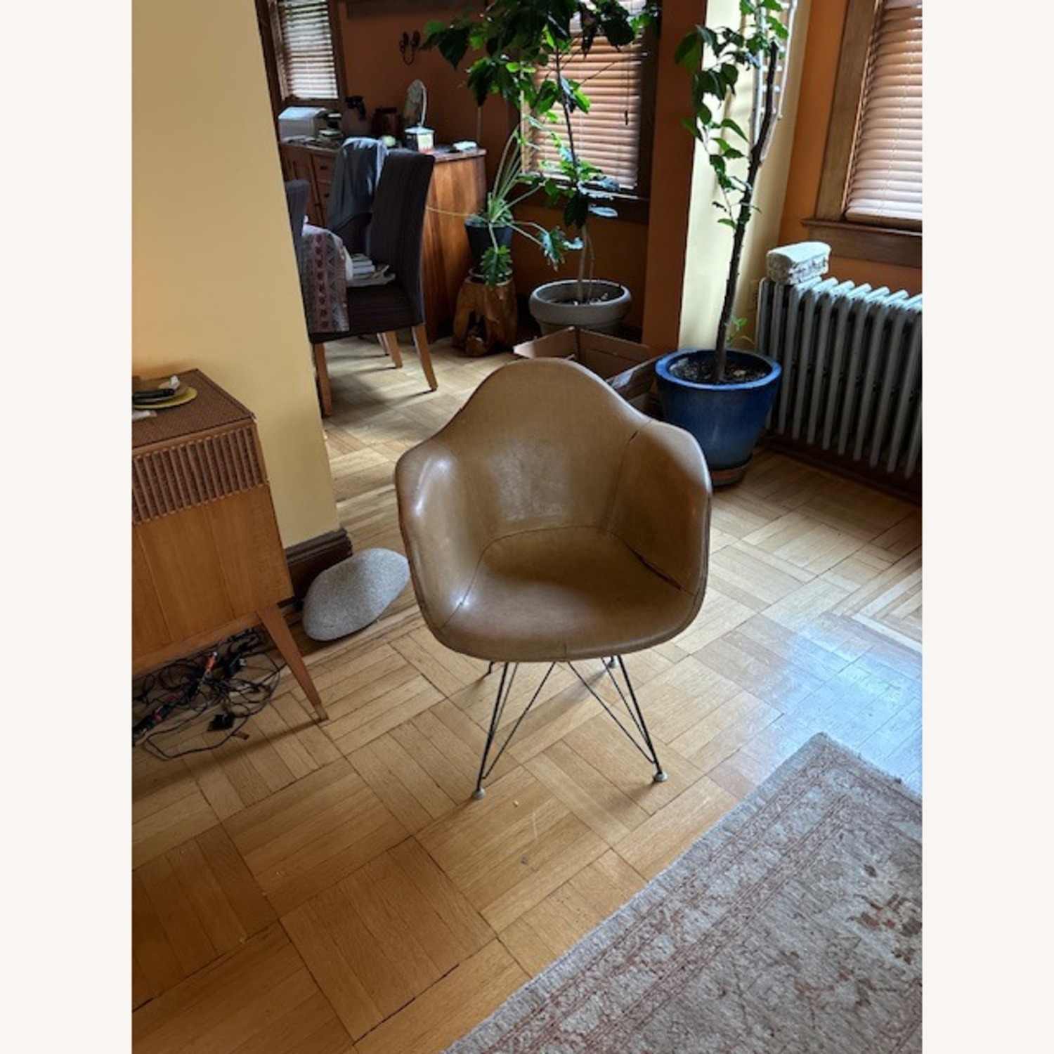 Herman Miller Eames Black Fabric Armchair - image-3