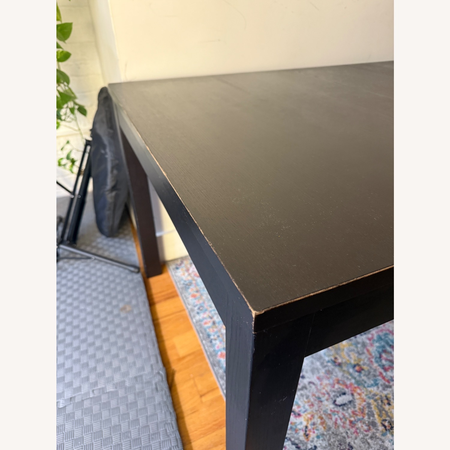 IKEA Bjursta Black Wood Dining Table - image-2
