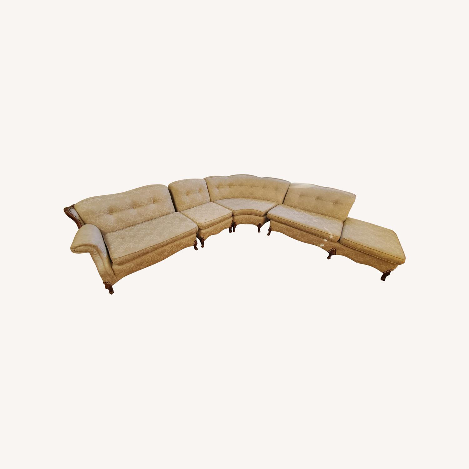 4 Piece French Provincial Sectional - image-0