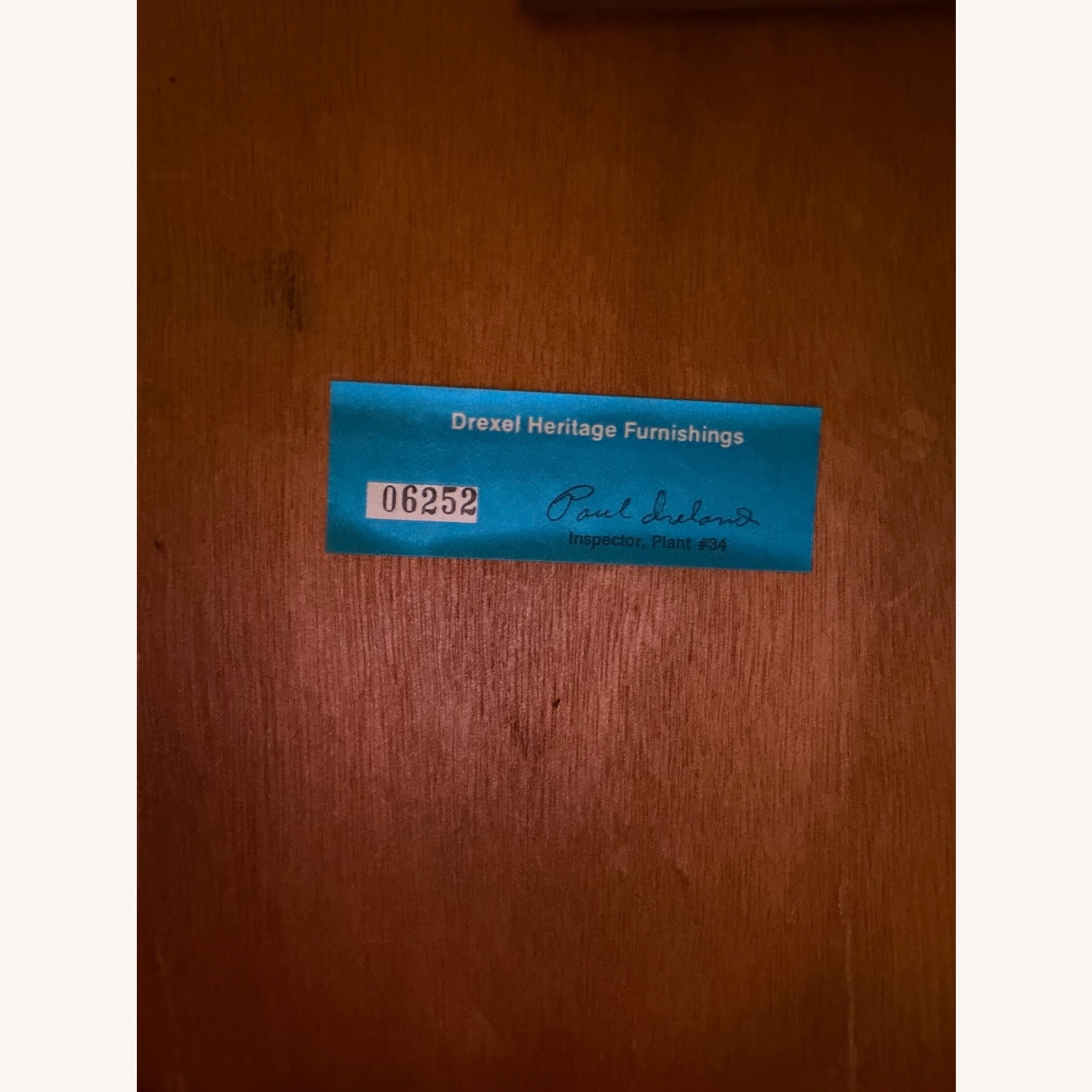 Drexel Light Brown Wood Dining Table and Chairs - image-5