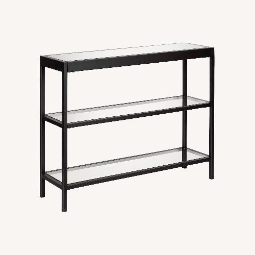 Used Wayfair Mercer 41 Black Metal Side Table for sale on AptDeco