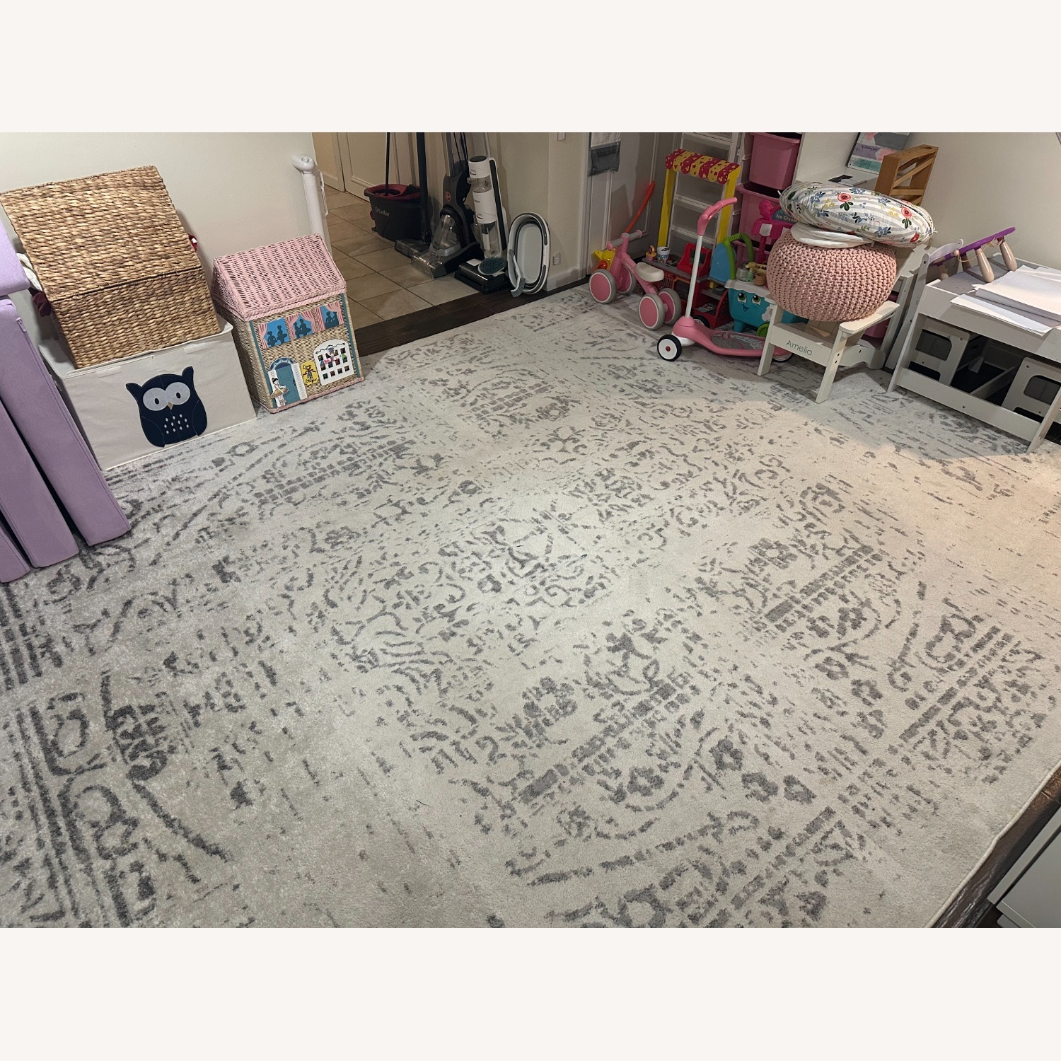 Rugs USA Light Gray Area Rug 10' x 13' - image-1