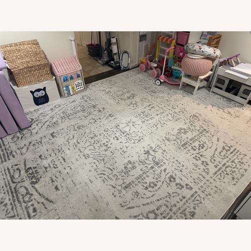 Used Rugs USA Light Gray Area Rug 10' x 13' for sale on AptDeco