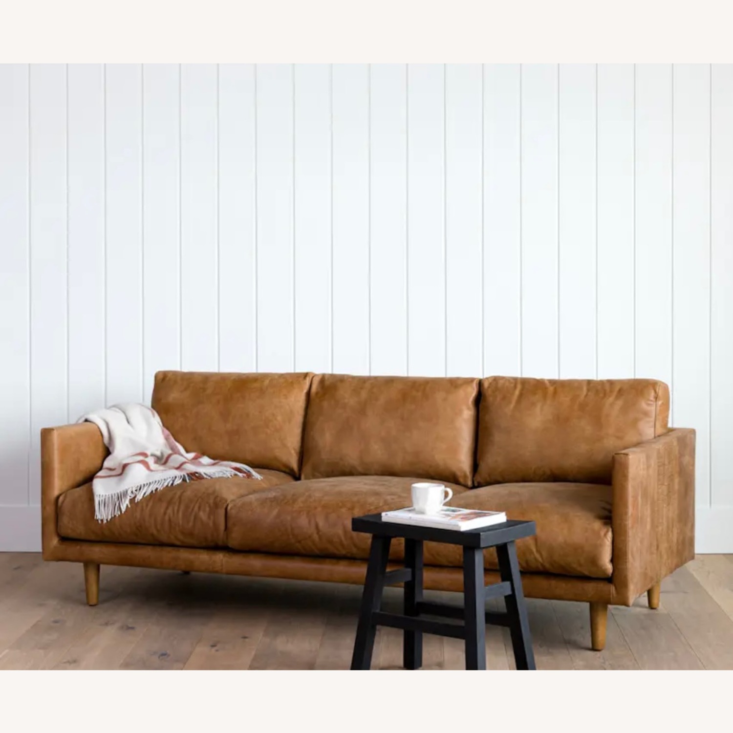 Article Nirvana Light Brown Leather 3+ Seater Sofa - image-1