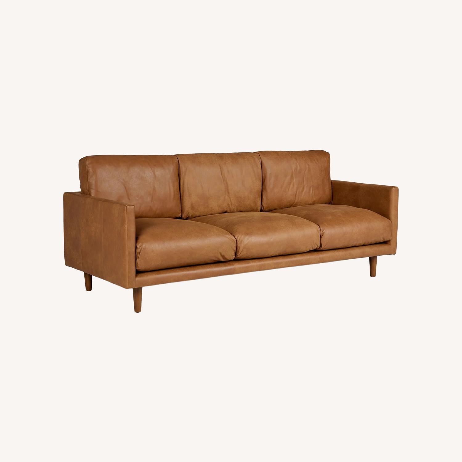Article Nirvana Light Brown Leather 3+ Seater Sofa - image-0