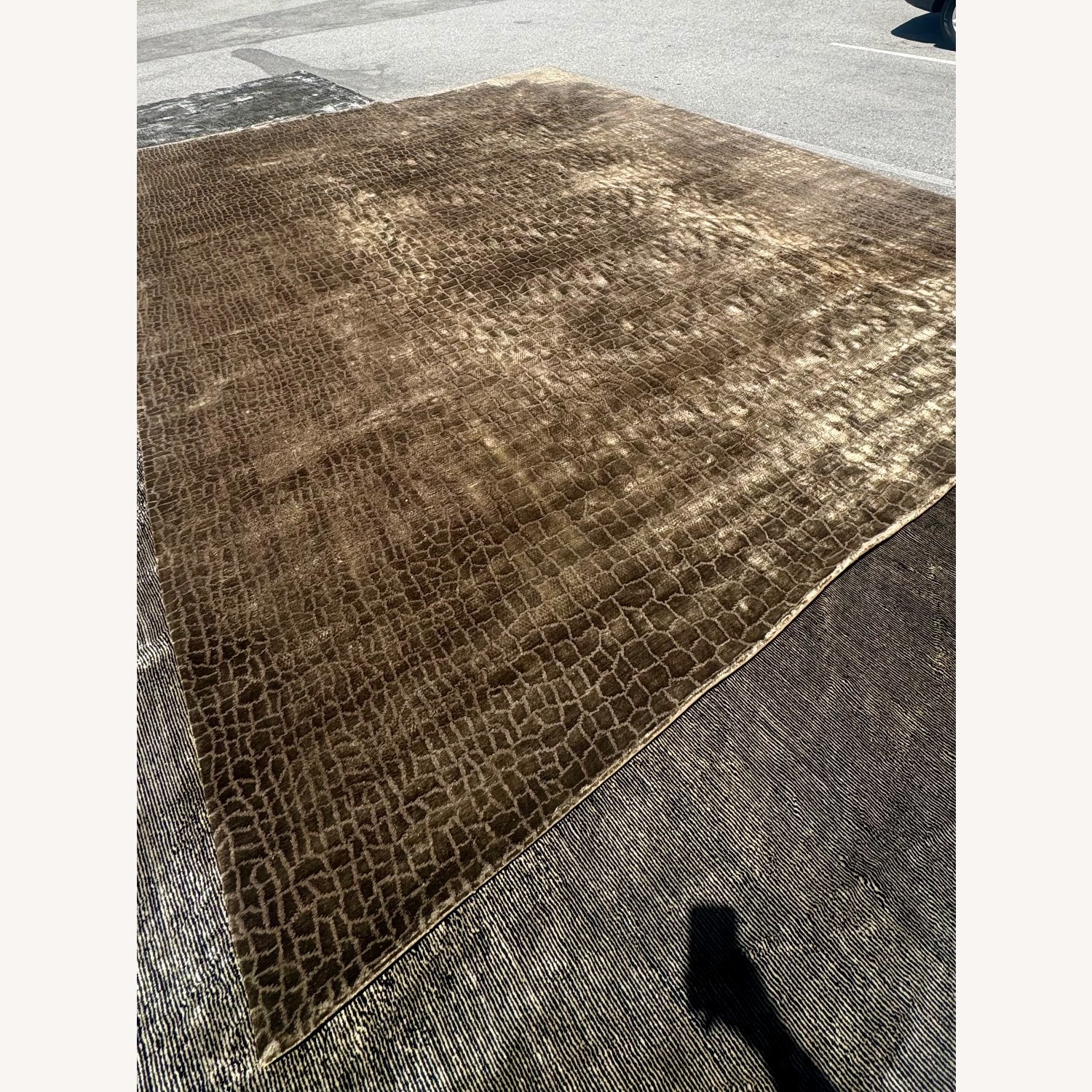 Armani Casa Tutankhamon Dark Brown Area Rug 12' x 15' - image-2