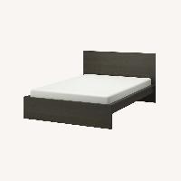 IKEAMALM Black Queen Bed 
