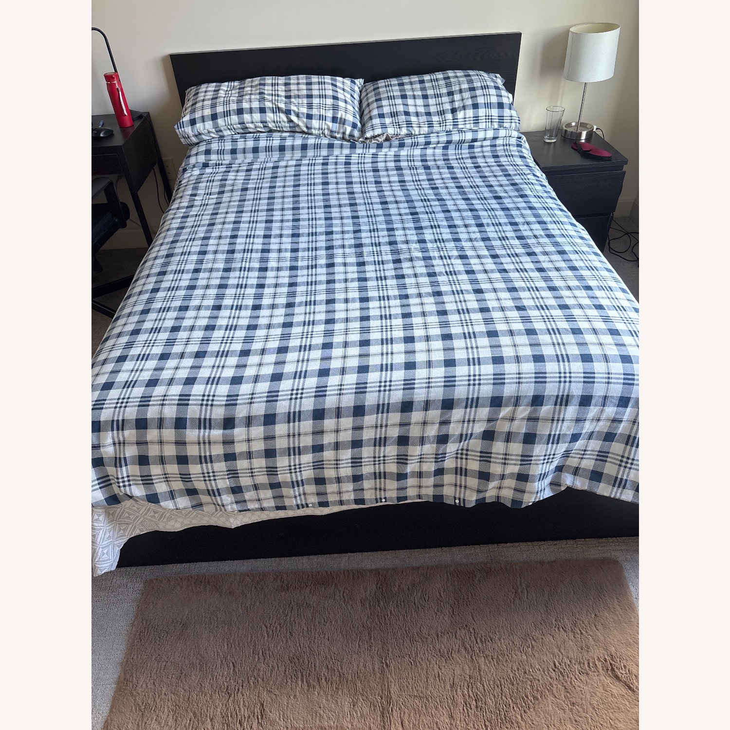 IKEAMALM Black Queen Bed  - image-1