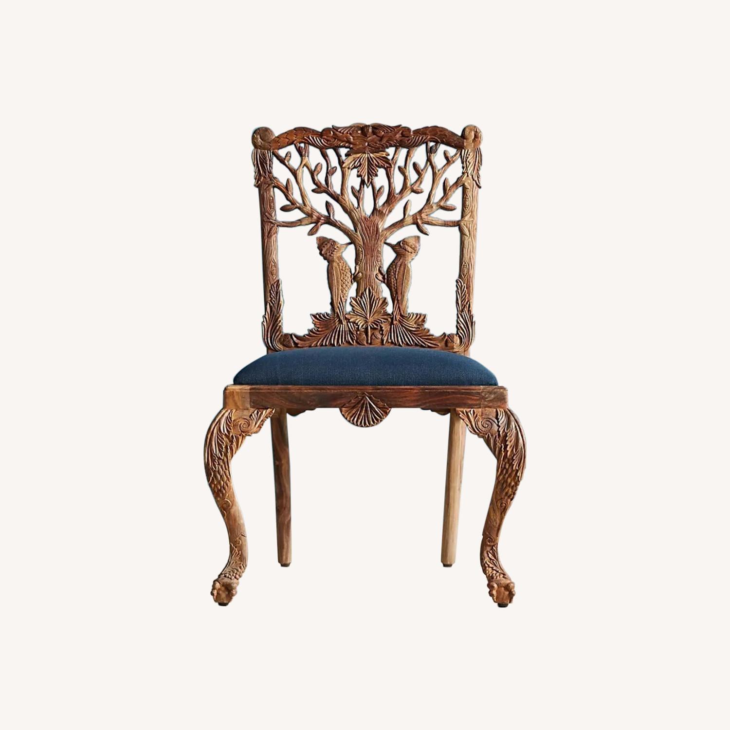 Natural Wood Dining Chair - image-0