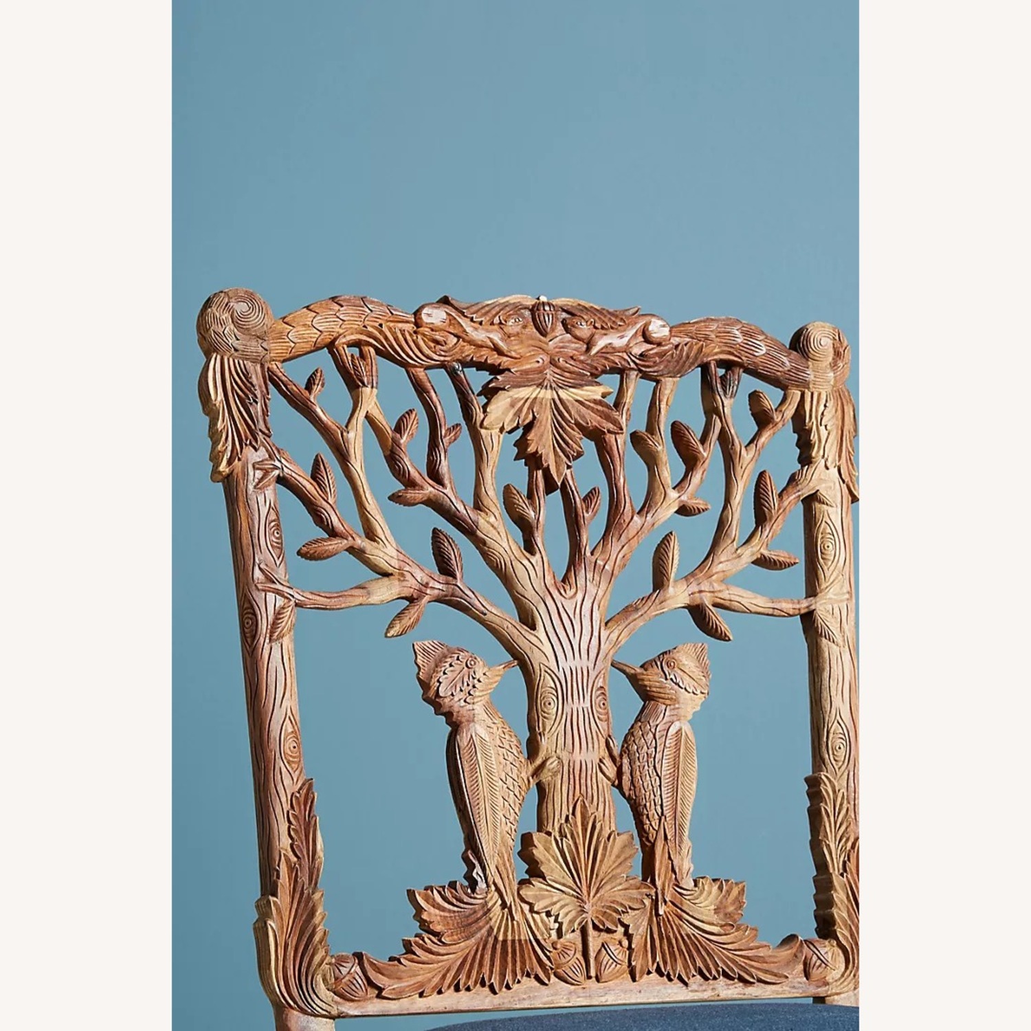 Natural Wood Dining Chair - image-3