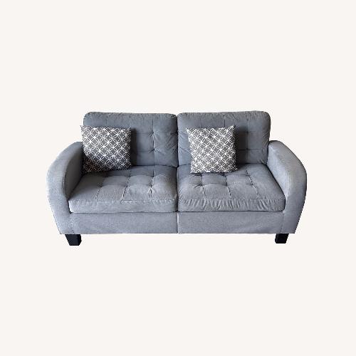 Used Light Gray Fabric 3+ Seater Sofa for sale on AptDeco