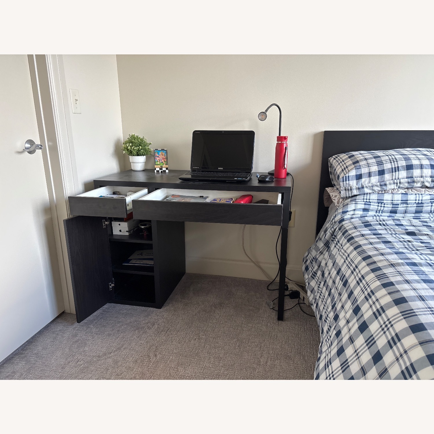 IKEA MICKE Black Desk - image-2