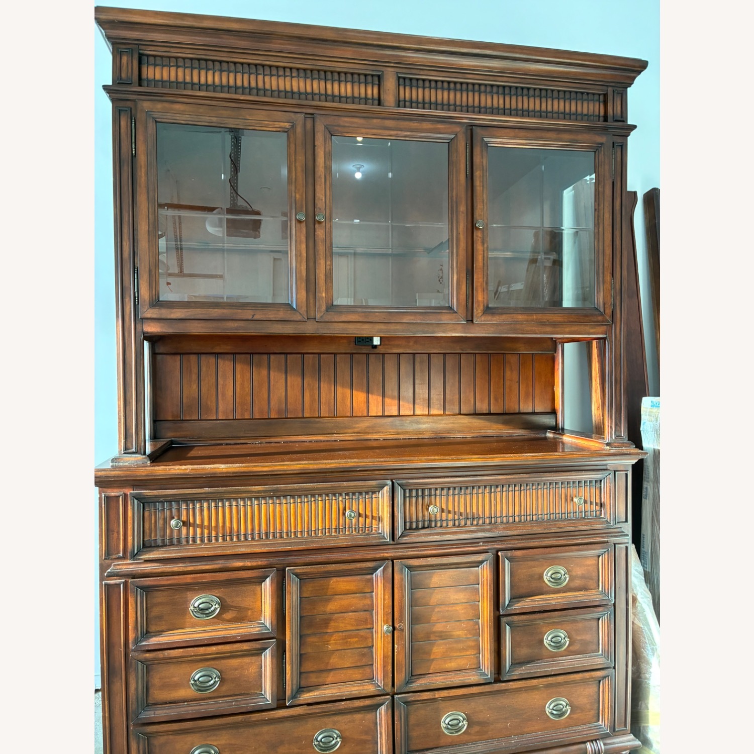 China Cabinet and Hutch  - image-2