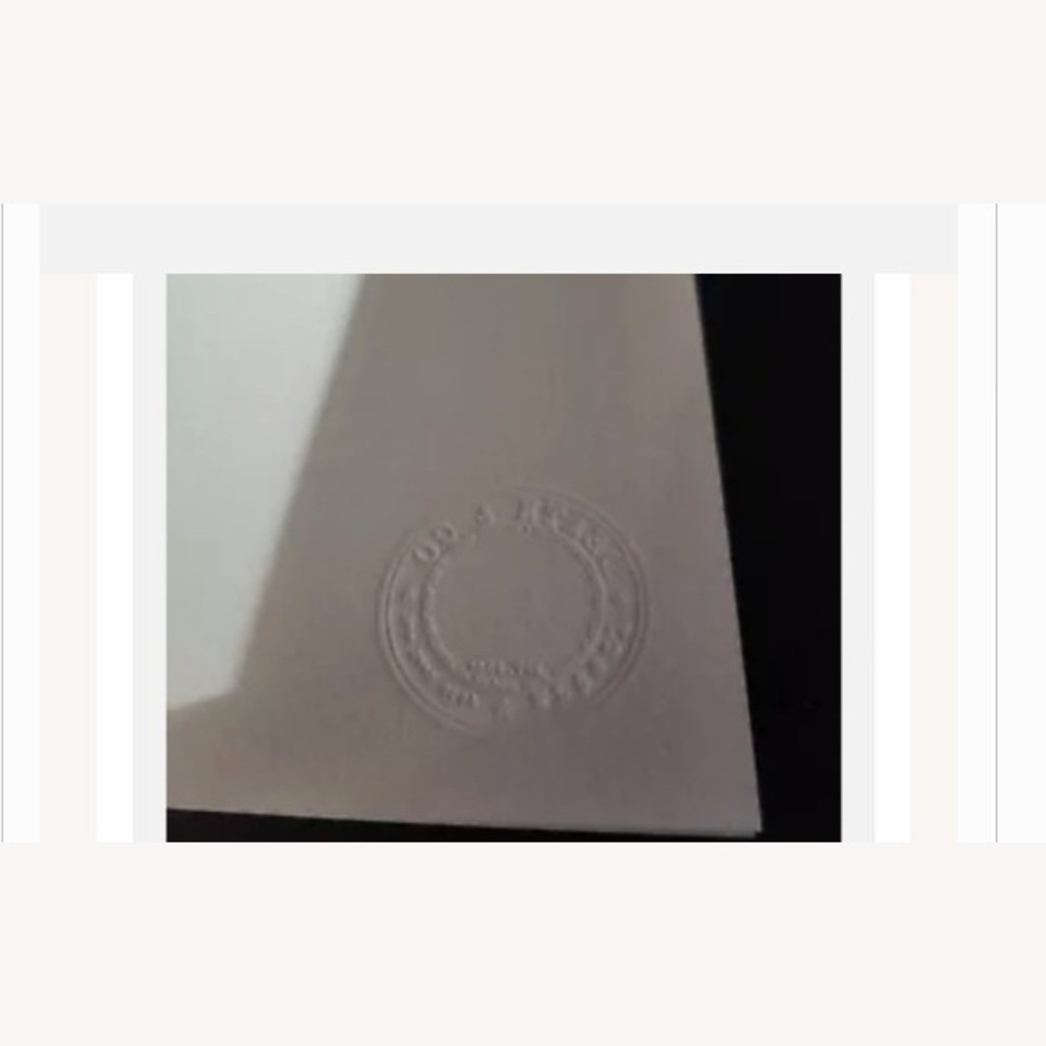 Vintage Marc Chagall Circus Signed Embossed Stamp - image-2