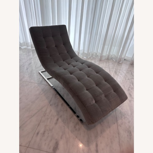 Used Restoration Hardware Rossi Dark Gray Accent Chair for sale on AptDeco