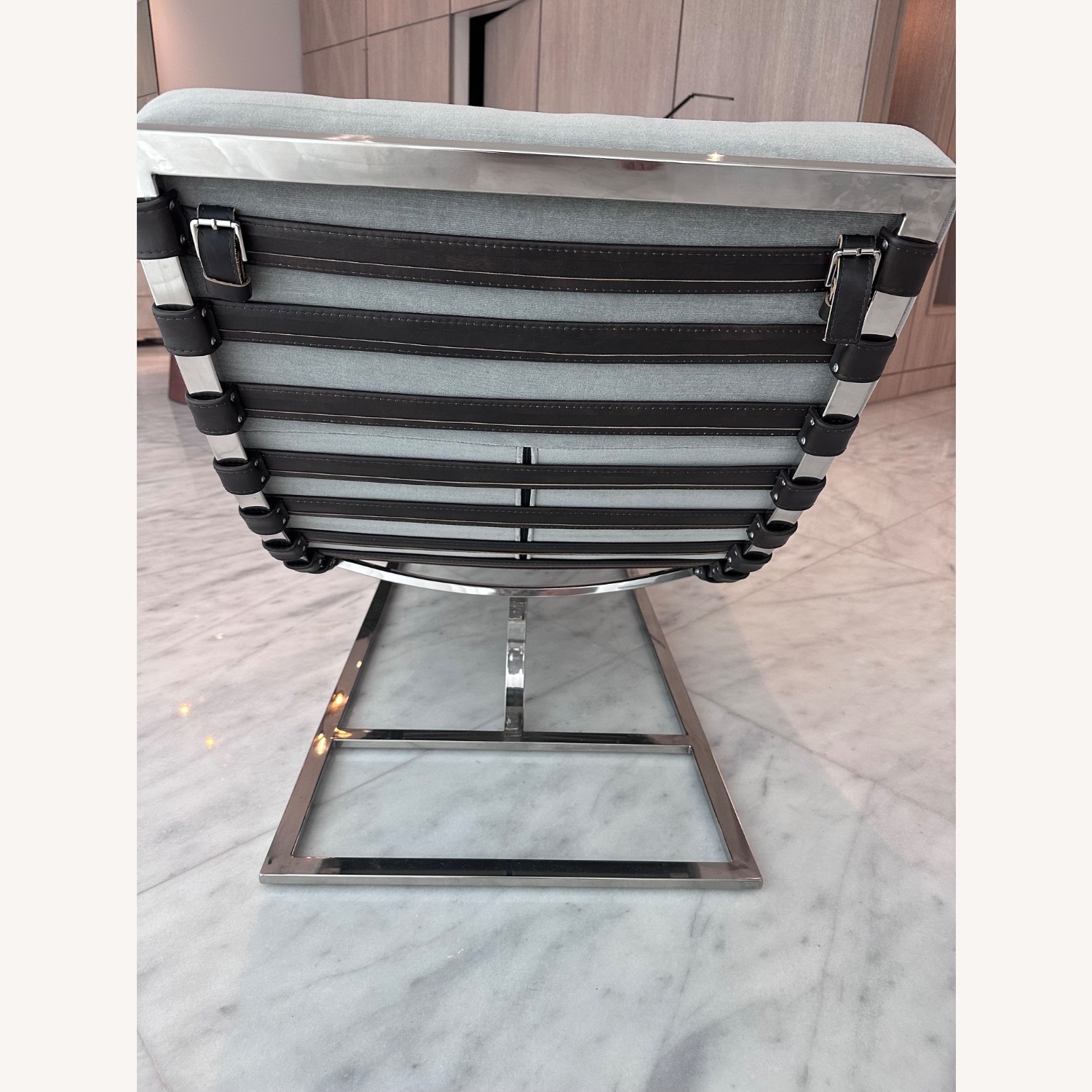 Restoration Hardware Rossi Dark Gray Accent Chair - image-2