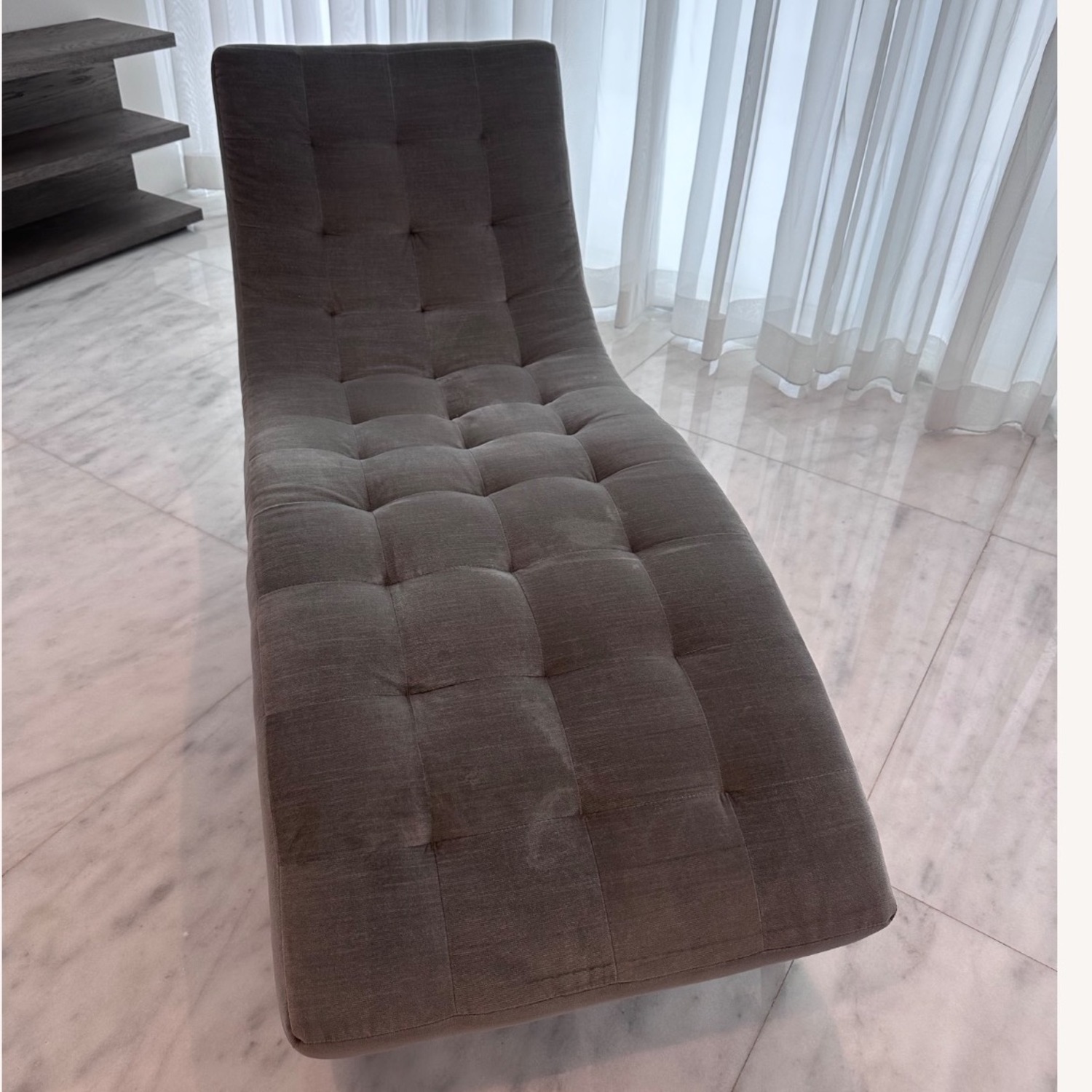 Restoration Hardware Rossi Dark Gray Accent Chair - image-5