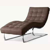 Restoration Hardware Rossi Dark Gray Accent Chair