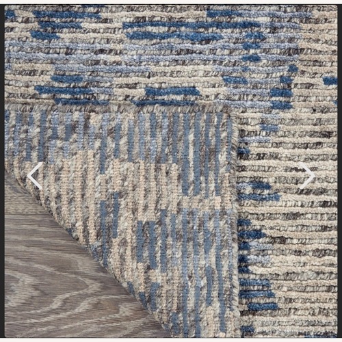 Used Nourison Ellora Blue Area Rug 6' x 9' for sale on AptDeco